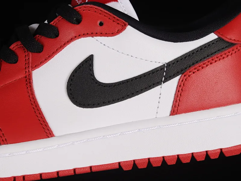 All categories Air Jordan Jordan series basketball shoes Air Jordan 1 Low G version pure original Air Jordan 1 Low Golf "Triple White" AJ1 Joe 1 new golf version Chicago color matching DD9315-600